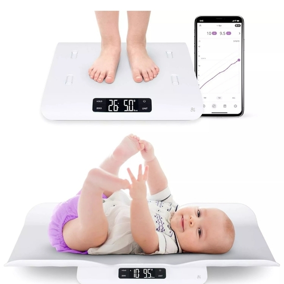 Smart Baby Scale for Infants & Toddlers w Bluetooth, Baby Scale Model 0220 - Picture 1 of 6